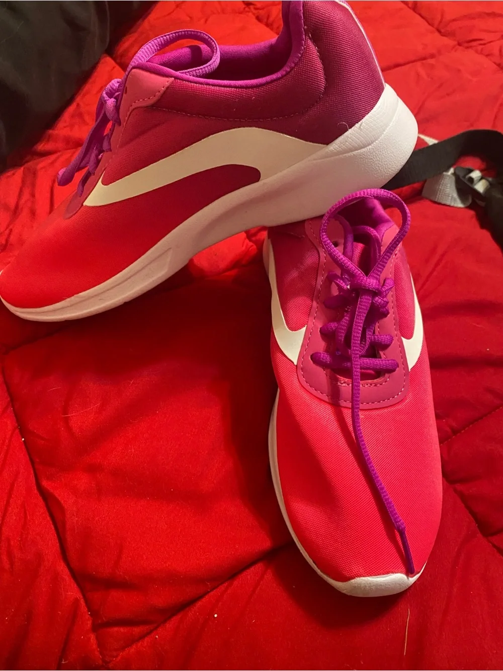 Athletic Works Bright Pink and Fuchsia Running Sneakers